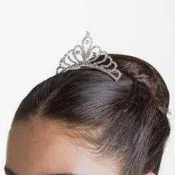 Studio 7 Dancewear Hair Accessories The Anastasia Tiara - Crystal White