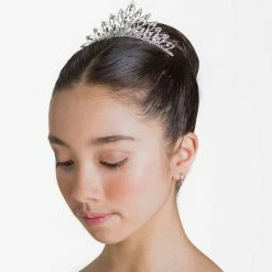Studio 7 Dancewear The Elsa Comb Tiara - Crystal White Hair Accessories