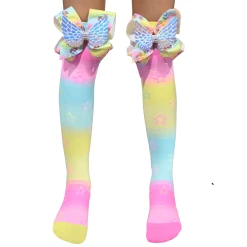 Mad Mia Legwear / Hosiery Unicorn Bows Socks