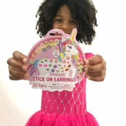 Pink Poppy Unicorn Sweets Stick On Earring Pack