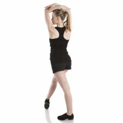 Energetiks Dancewear Core Ribbed Singlet / Black