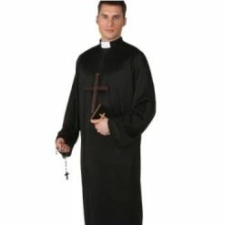 JD Party Adult Priest Costume Fancy Dress Costumes
