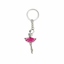 Mad Ally Ballerina Keyring - Pink