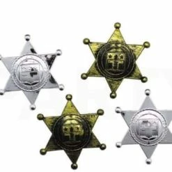Upstage Dancewear Sheriff Badges - Silver/Bronze