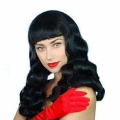 Carnival Products Bettie Paige Burlesque Black Wig