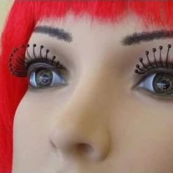 Carnival Products Eyelashes - False Lashes Black Droplets Eye Lashes