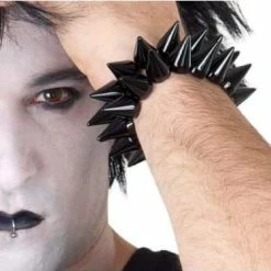 Dr. Toms Bracelet - Long Black Spikes Halloween Costumes, Accessories, Makeup
