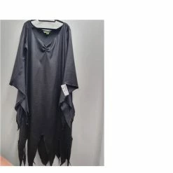 Upstage Dancewear & Costume Factory Halloween Costumes, Accessories, Makeup Ex-Hire Costume Black Morticia Dress Size 14 (not Lycra)