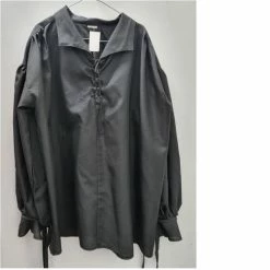 Upstage Dancewear & Costume Factory Ex-Hire Costumes Pirate Shirt Black - XL-XXL