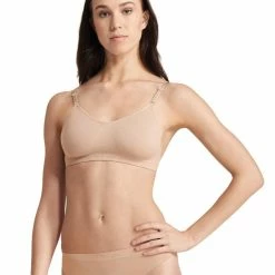 Capezio Dancewear Clear Back Bra / Seamless Nude