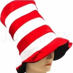 JD Party Book Week Costumes Cat In The Hat - Striped Hat