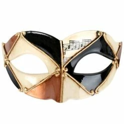 Tom Foolery Mask - Pietro Cream/Gold/Black
