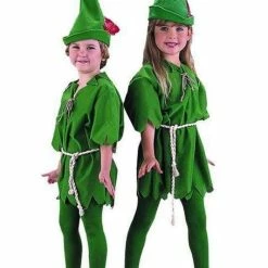 JD Party Fairy Dresses & Accessories Children Green Costume (Peter Pan)