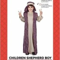 JD Party Fancy Dress Costumes Children Shepherd Boy