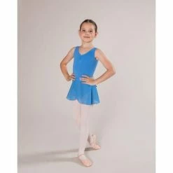 Energetiks CLEARANCE CL04/AL04 Gatheredfront Leotard - Cornflower Dancewear