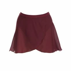 Energetiks Dancewear CLEARANCE, CS01 Wrap Skirt - Burgundy