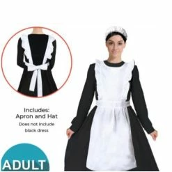 JD Party Adult Colonial Apron & Hat