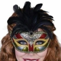 Dr. Toms Mask - Satine Black Masks & Masquerade