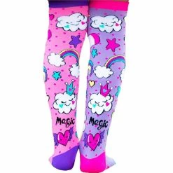 Mad Mia Legwear / Hosiery Dab Dance Unicorn Socks