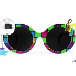 Jdparty Party Glasses - Disco Ball Neon Pride / Rainbow Costumes