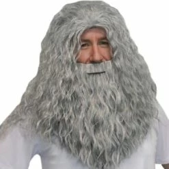 Sweidas Book Week Costumes Deluxe Wizard Wig & Beard