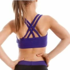 Energetiks Dancewear Double Cross Crop Top