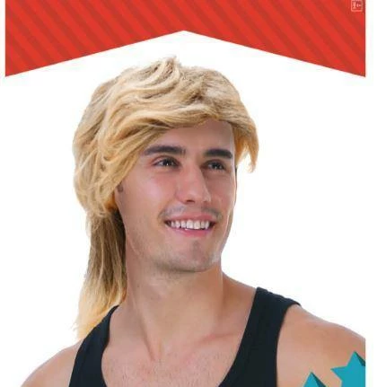 Promo ๐ JD Party Mullet Wig - Blonde ๐งจ 1 JD Party Mullet Wig - Blonde