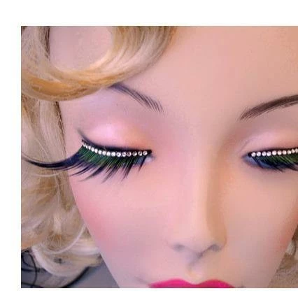 Discount ๐งจ Carnival Products Eyelashes - Black/Blue With Crystals โ๏ธ 1 Carnival Products Eyelashes - Black/Blue With Crystals