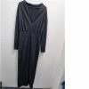 Upstage Dancewear & Costume Factory Ex-Hire Costume Long Black Dress With Long Sleeves (Medium)