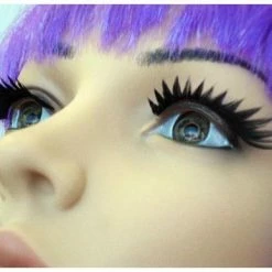 Carnival Products Eyelashes - Black Jagged