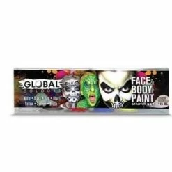 Global Colours Face & Body Paint Starter Set Pride / Rainbow Costumes