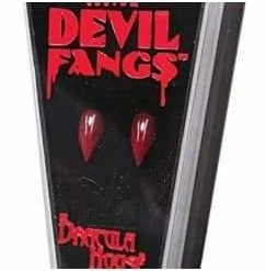 Dracula House Fangs - Red Devil Fangs