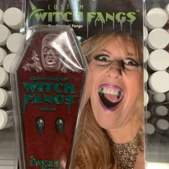 Dracula House Halloween Costumes, Accessories, Makeup Fangs - Witch Fangs