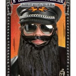 Forum Novelties Long Biker Beard & Moustache