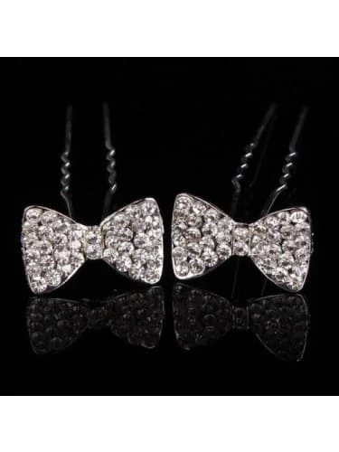 Cheapest ๐ Upstage Dancewear Hair Pins - Diamonte Bows Hair Accessories ๐ 1 Upstage Dancewear Hair Pins - Diamonte Bows Hair Accessories