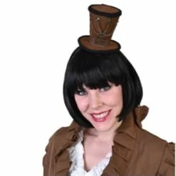 Dr. Toms Hair Accessories Hat On Headband Steampunk Brown