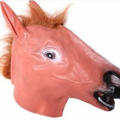 Upstage Dancewear & Costume Factory Mask - Latex Horse Head Masks & Masquerade