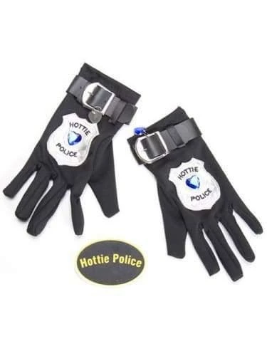 Hot Sale ❤️ Dr. Toms Hottie Police Gloves & Badge 😉 1 Dr. Toms Hottie Police Gloves & Badge
