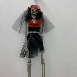 JD Party Halloween Costumes, Accessories, Makeup Skeleton In Black Dress