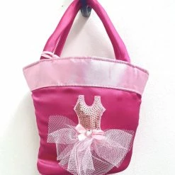 Sugar Pie Bag - Pink Satin With Tulle Tutu Tutus & Tutu Skirts