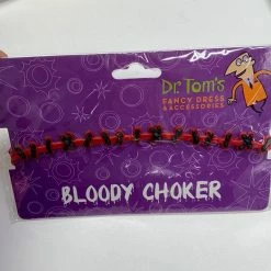 Dr. Toms Bloody Choker - Necklace Halloween Costumes, Accessories, Makeup
