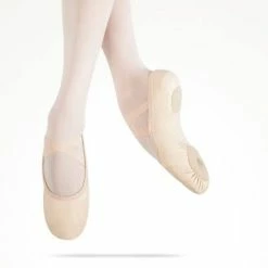 MDM Elemental Leather Hybrid Split Sole Ballet Shoes- (MB115C) -Child