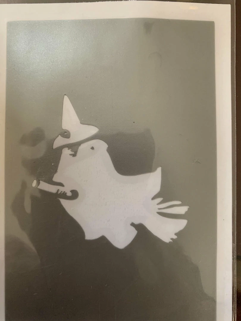 Outlet 🎉 Global Colours Pride / Rainbow Costumes BodyArt Glitter Stencil - Witch 🛒 1 Global Colours Pride / Rainbow Costumes BodyArt Glitter Stencil - Witch