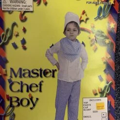 Sweidas Master Chef Boy - Small Fancy Dress Costumes
