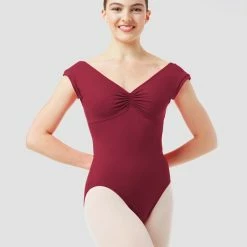 Gaynor Minden - Cap Sleeve Leotard - Tuscan Red Dancewear