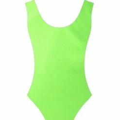JD Party 1980s Leotard - Neon Green Leotards