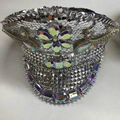 Sweidas Glam Festival Hat - White/Silver Hats