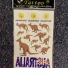 Carnival Products Temporary Tattoos Tattoos - Kangaroos