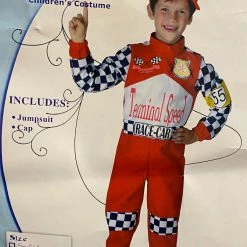 Upstage Dancewear Fancy Dress Costumes Racing Driver - Child Costume