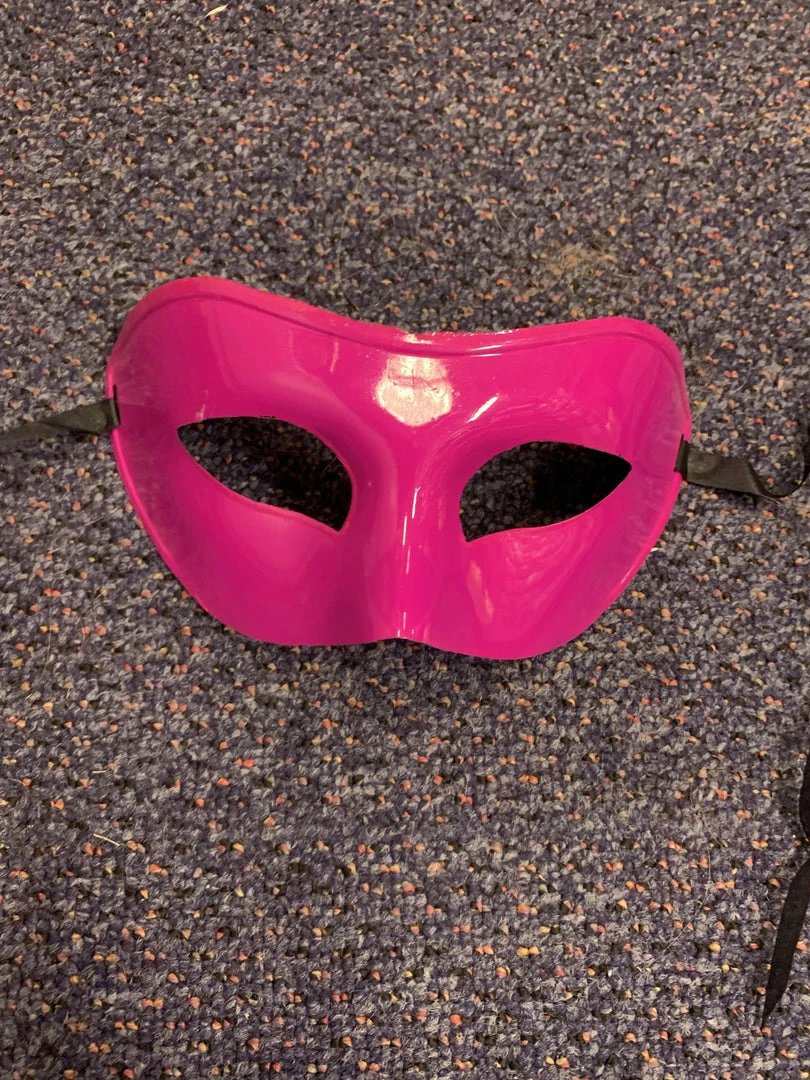 Budget 👏 JD Party Mask - Plain Pink Masks & Masquerade 😀 1 JD Party Mask - Plain Pink Masks & Masquerade